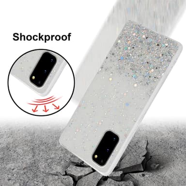 Samsung Galaxy S20 Silikondeksel Glitter