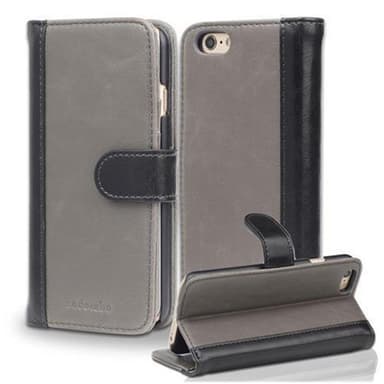 iPhone 6 / 6S lommebokdeksel cover (grå)