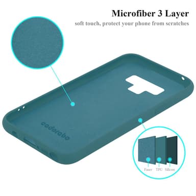 Samsung Galaxy NOTE 9 silikondeksel case (grønn)