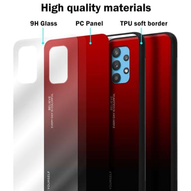 Deksel Samsung Galaxy A32 5G Case Cover (Svart)