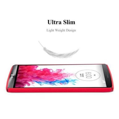 LG G3 Hardt Deksel Cover (rød)