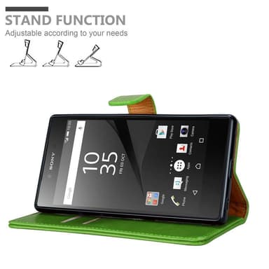 Sony Xperia Z5 PREMIUM lommebokdeksel etui (grønn)