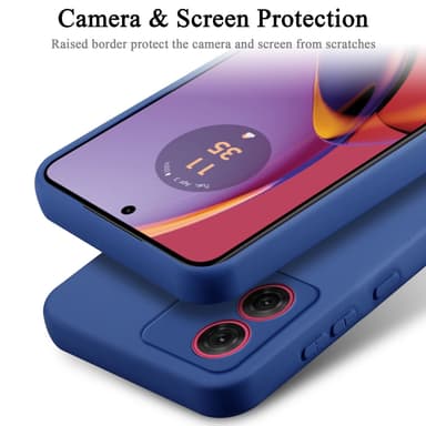 Motorola Moto G84 silikondeksel case (Blå)