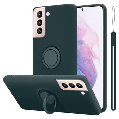 Deksel Samsung Galaxy S21 PLUS Ring Case (grønn)