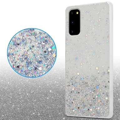 Samsung Galaxy S20 Silikondeksel Glitter