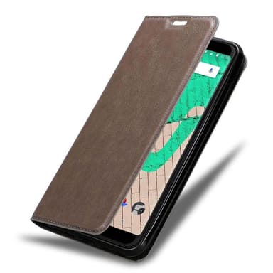 WIKO VIEW MAX lommebokdeksel case (brun)