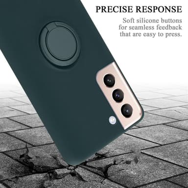 Deksel Samsung Galaxy S21 PLUS Ring Case (grønn)
