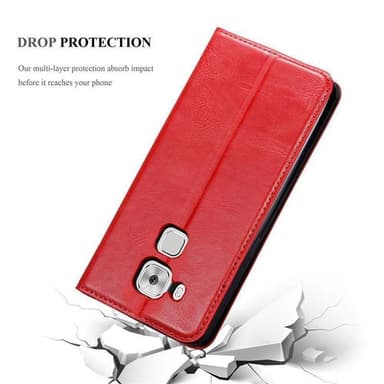Huawei NOVA PLUS lommebokdeksel case (rød)