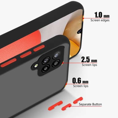 Samsung Galaxy A42 4G Deksel Case Cover (Svart)