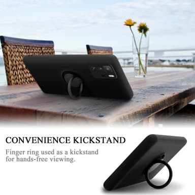 Deksel Xiaomi POCO X3 GT Ring Case (svart)