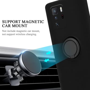 Deksel Xiaomi POCO X3 GT Ring Case (svart)