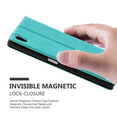 Sony Xperia Z5 PREMIUM lommebokdeksel cover (turkis)