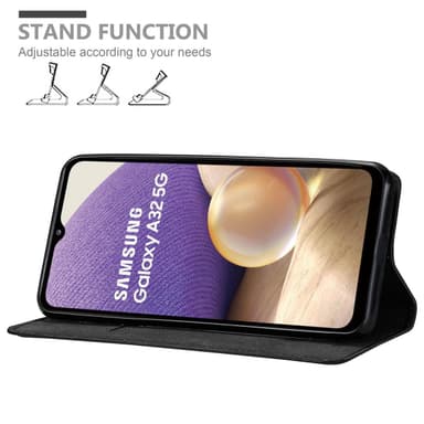 Samsung Galaxy A32 4G lommebokdeksel case (svart)