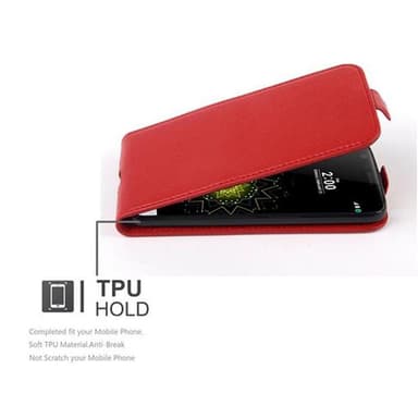 LG G5 Deksel Cover Etui (rød)