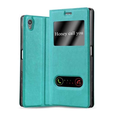 Sony Xperia Z5 PREMIUM lommebokdeksel cover (turkis)