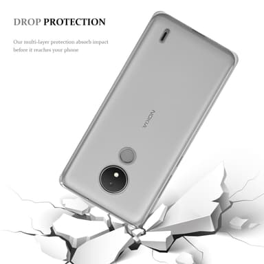 Nokia C21 deksel ultra slim (gjennomsiktig)