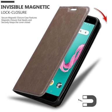WIKO LENNY 5 lommebokdeksel case (brun)