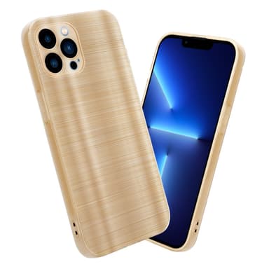 iPhone 13 PRO MAX Silikondeksel Beskyttelse (gold)