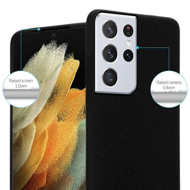 Deksel Samsung Galaxy S21 ULTRA case (svart)
