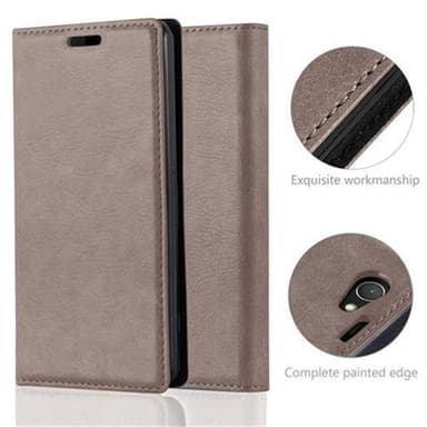 Sony Xperia Z1 COMPACT lommebokdeksel case (brun)