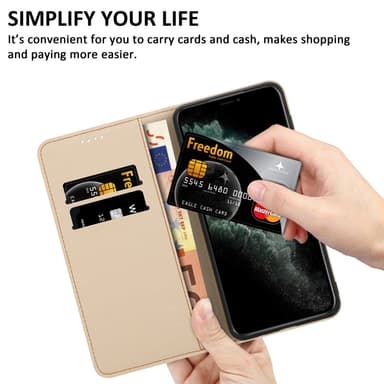 iPhone 11 PRO MAX lommebokdeksel etui (svart)