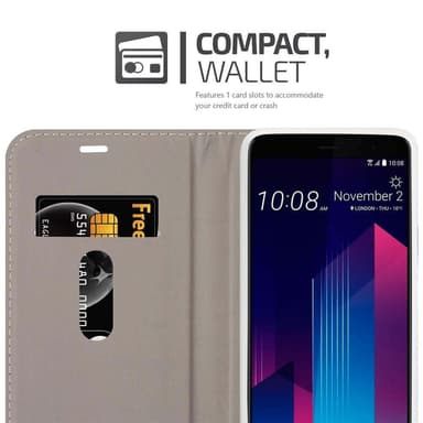 HTC U11 PLUS lommebokdeksel etui (blå)