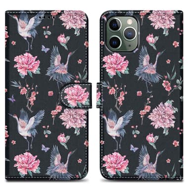 iPhone 11 PRO MAX lommebokdeksel etui (svart)