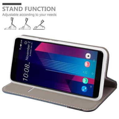 HTC U11 PLUS lommebokdeksel etui (blå)