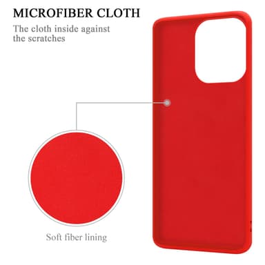 Deksel iPhone 14 PRO Ring Case (rød)
