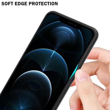 Deksel iPhone 12 PRO MAX Case Cover (svart)