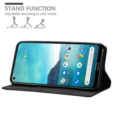 Nokia 3.4 lommebokdeksel case (svart)