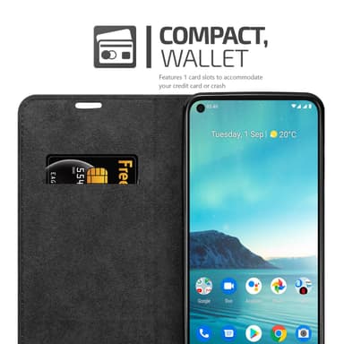 Nokia 3.4 lommebokdeksel case (svart)