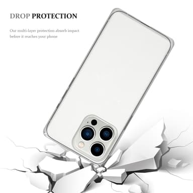 iPhone 14 PRO MAX deksel ultra slim (gjennomsiktig)