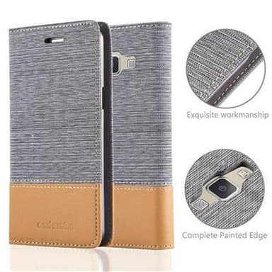 Samsung Galaxy A5 2015 lommebokdeksel etui (grå)