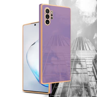 Samsung Galaxy NOTE 10 PLUS silikondeksel case (lilla)