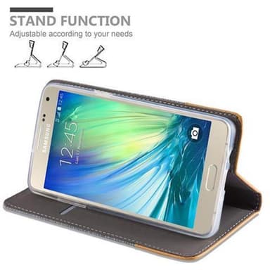 Samsung Galaxy A5 2015 lommebokdeksel etui (grå)