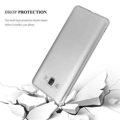 Deksel Samsung Galaxy J7 2015 Case Cover (sølv)