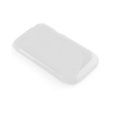 HTC Desire V silikondeksel case (hvit)