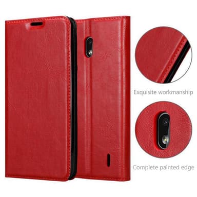 Nokia 2.2 lommebokdeksel case (rød)