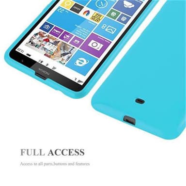 Nokia Lumia 1320 Deksel Case Cover (blå)