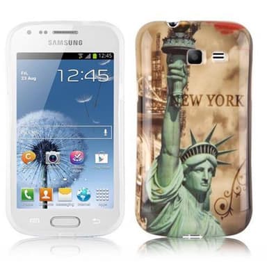 Samsung Galaxy TREND LITE Hardt Deksel Case (brun)