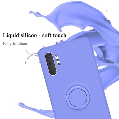 Deksel Samsung Galaxy NOTE 10 PLUS Ring Case (lilla)