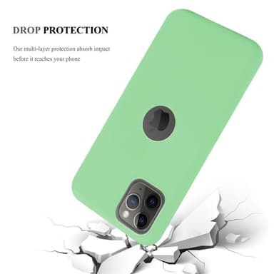Deksel iPhone 11 PRO MAX Silikon cover (grønn)