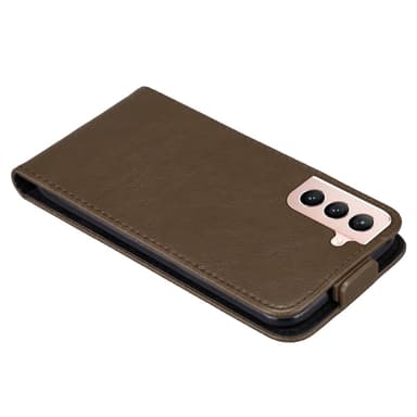 Samsung Galaxy S21 5G deksel flip cover (brun)