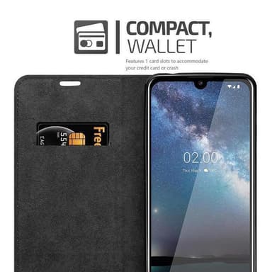 Nokia 2.2 lommebokdeksel case (rød)