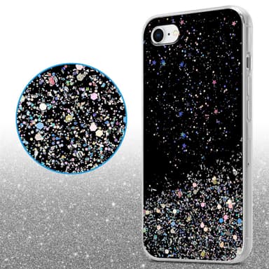 iPhone 7 / 7S / 8 / SE 2020 Silikondeksel Glitter
