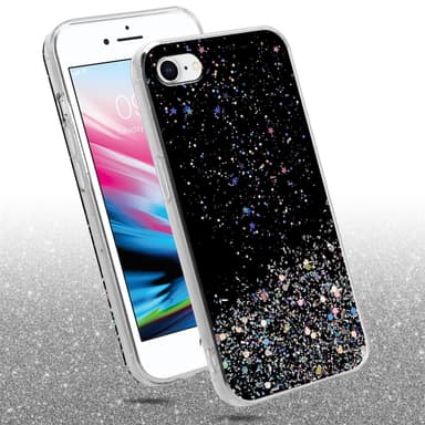 iPhone 7 / 7S / 8 / SE 2020 Silikondeksel Glitter