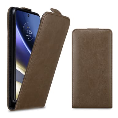 Motorola MOTO G51 5G deksel flip cover (brun)