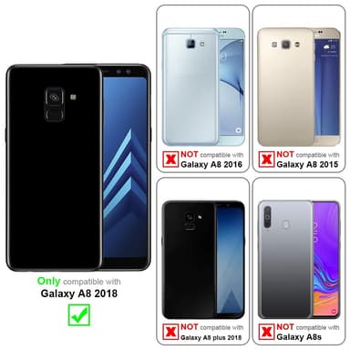 Samsung Galaxy A8 2018 3x Skjermbeskytter Skärmskydd