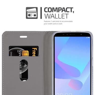 Huawei Y6 PRIME lommebokdeksel etui (blå)